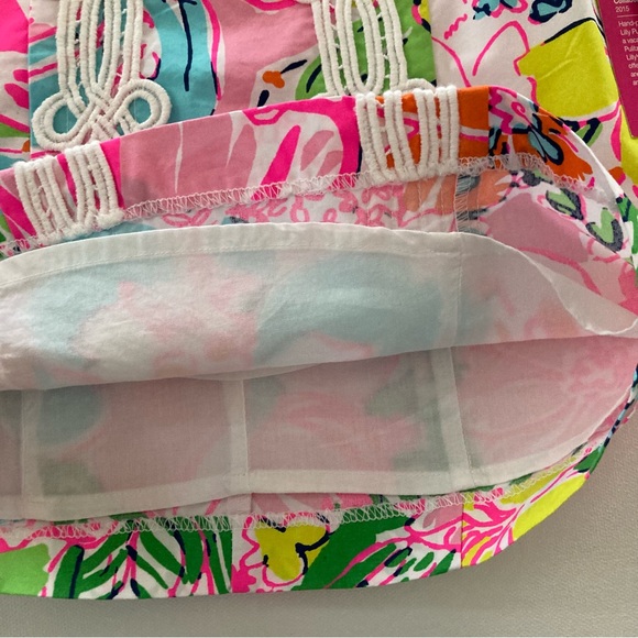 Lilly Pulitzer 18 Months Baby Girl Pink Floral Dress Spring Summer - Picture 6 of 8